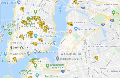 NYC Pizza Map