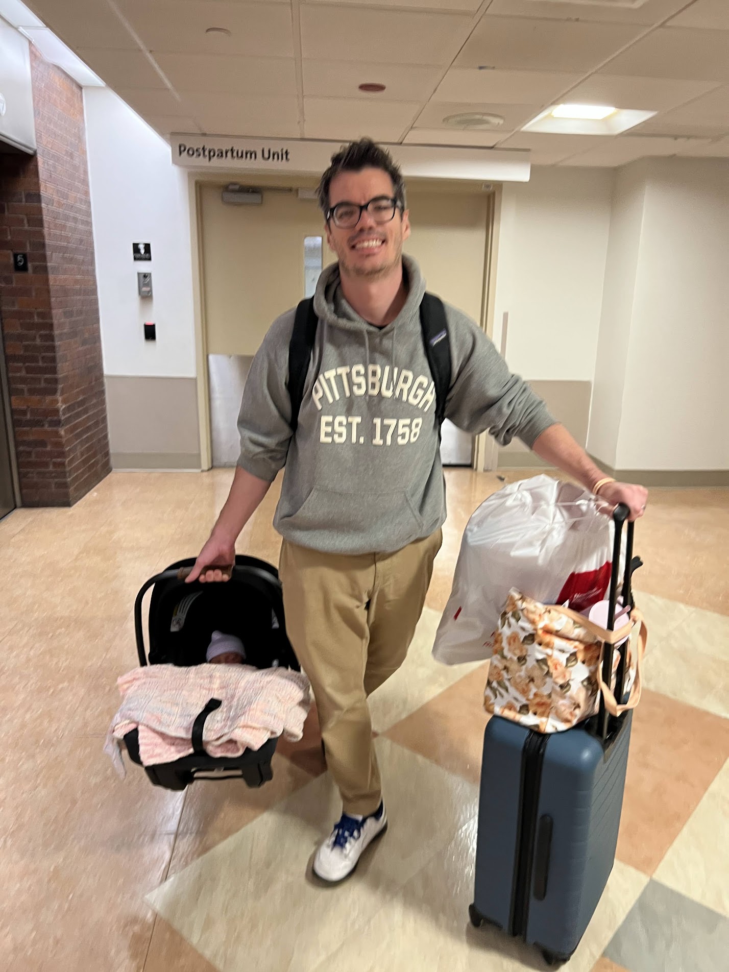 Leaving the hospital