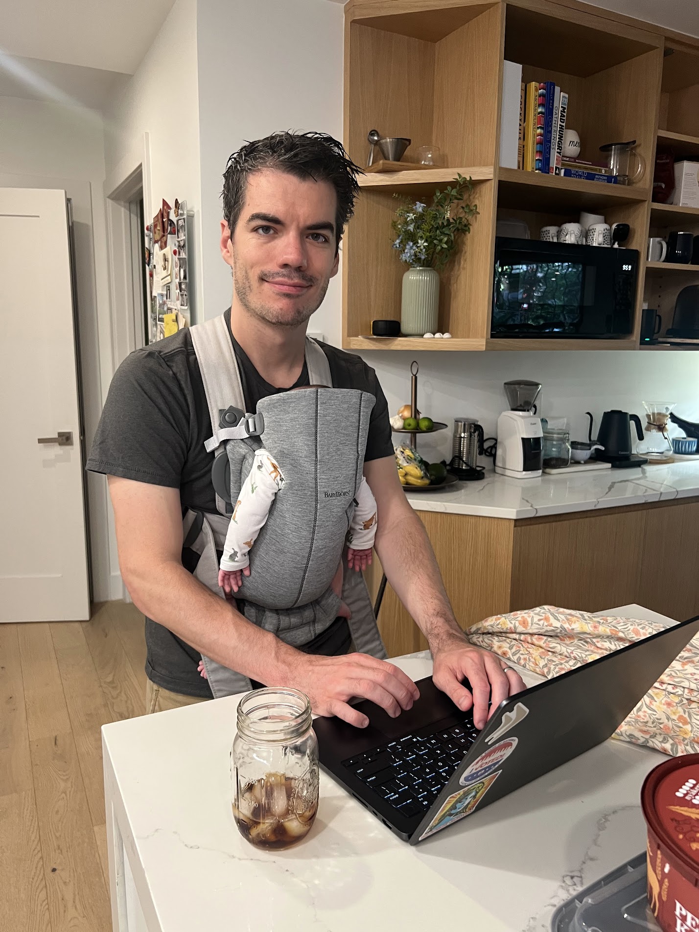 Working from home with baby